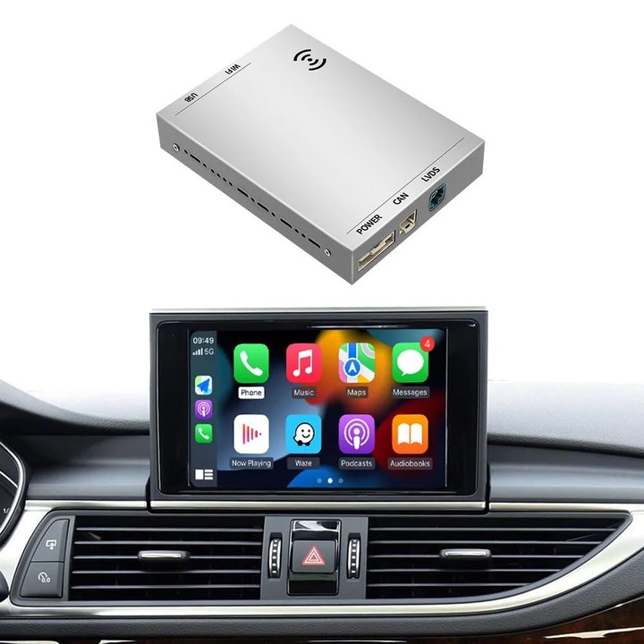 Modul CarPlay / Android Auto Wireless pentru Audi – MIB / MIB 2 A3 8V, A4 B9, A5 8T, Q2 GA, Q5, Q7 4M