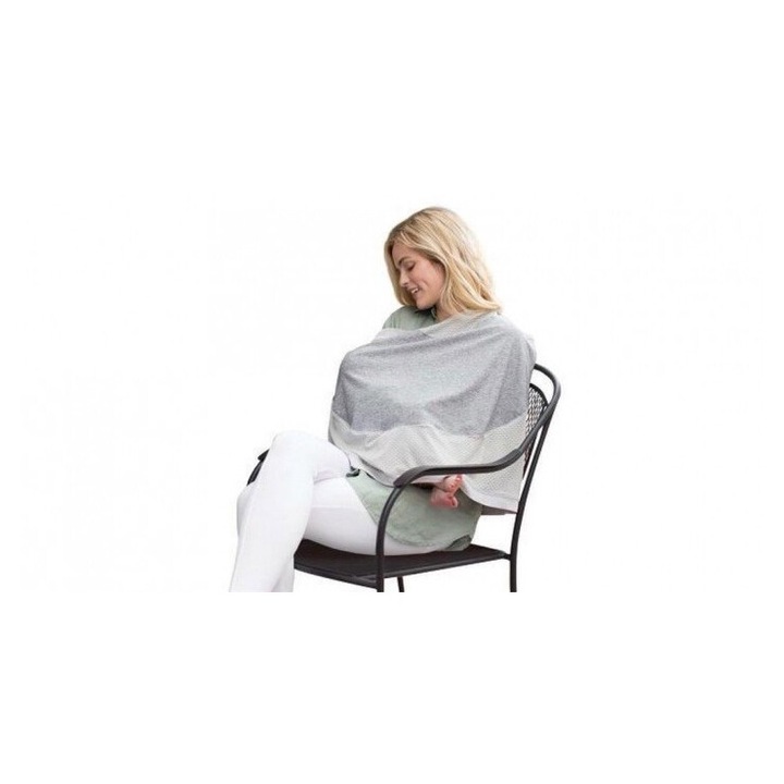Esarfa alaptare, Chicco, alb, 246x302mm