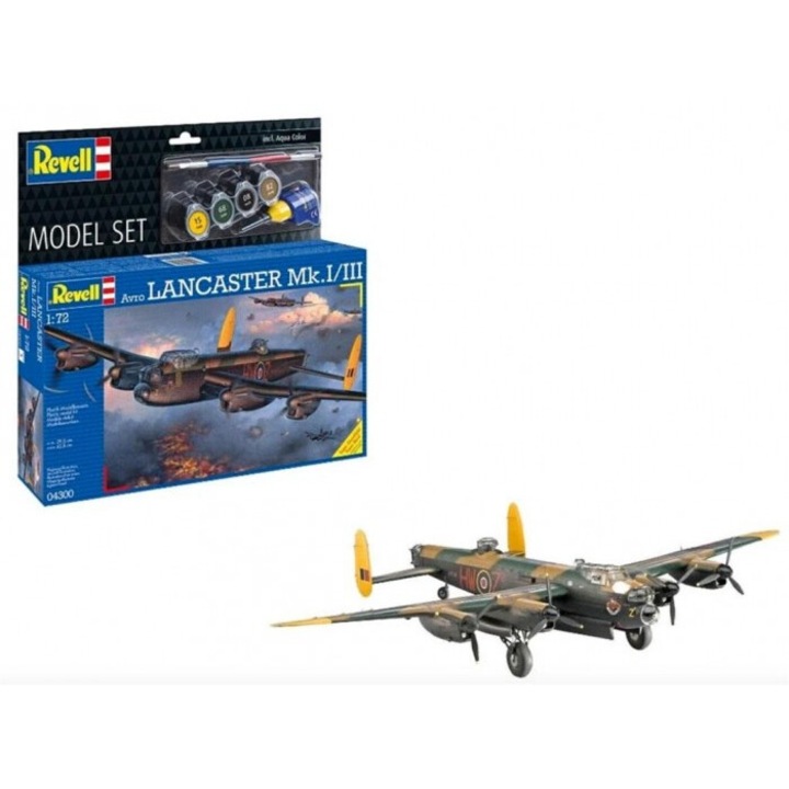 Модел на самолет Avro Lancaster Mk.I/III, Revell, пластмаса, 12+