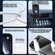 Cablu USB-C la USB-C PD 60W, PRESTIGE CHARGE®, Transfer Date si Incarcare Rapida - SuperFastCharge 25/45W, pentru iPhone 15/16/17, Plus, Pro & ProMax, Samsung, Tableta, cu Protectie la Supratensiune, compatibil CarPlay, TEXTIL PREMIUM, Type C, Alb, 1m