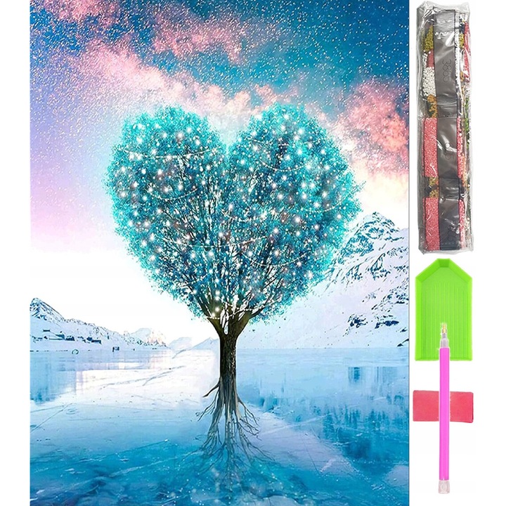 5D Nagy gyémántszemes kirakó készlet 1cv