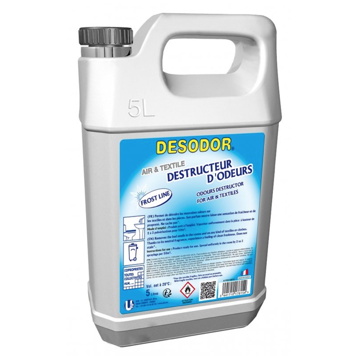 Dezodorizant puternic pentru aer si textile (pentru mirosuri greu de indepartat), 5L