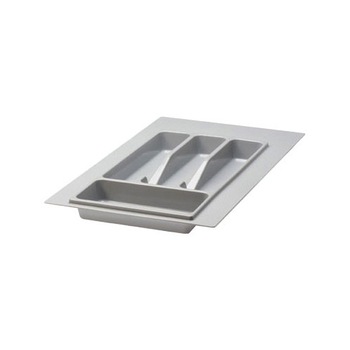 Suport tacamuri gri montabil in sertar bucatarie, pentru latime sertar 350 mm DUBLAT Suport tacamuri gri montabil in sertar bucatarie, pentru latime sertar 350 mm DUBLAT