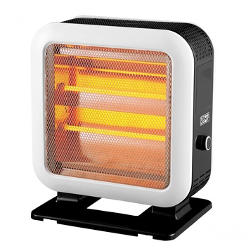 Radiator cu quartz Star-Light QRB1600TS, 1600W, 4 trepte de putere, Incalzire pe ambele parti, Alb/Negru Radiator cu quartz Star-Light QRB1600TS, 1600W, 4 trepte de putere, Incalzire pe ambele parti, Alb/Negru