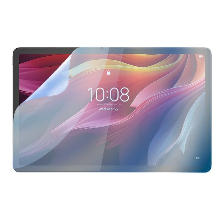 Folie de silicon Blue Guard OptiShield pentru Lenovo Tab K11 Plus / Tab K11 +, Anti-reflexii, Anti-soc, Rezistenta la zgarieturi, Filtru anti lumina albastra pentru protectia ochilor, Aplicare usoara, Transparent