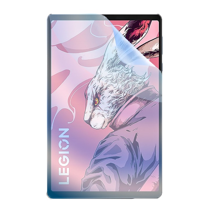 Folie de silicon Blue Guard OptiShield pentru Lenovo Legion Y700 (2023), Anti-reflexii, Anti-soc, Rezistenta la zgarieturi, Filtru anti lumina albastra pentru protectia ochilor, Aplicare usoara, Transparent