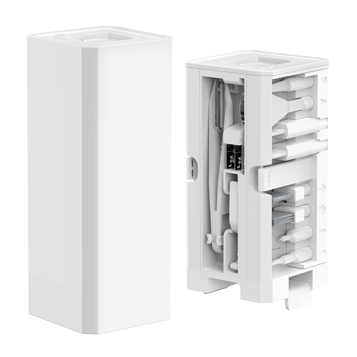 Set de curatare multifunctional 32 in 1 pentru electronice, alb