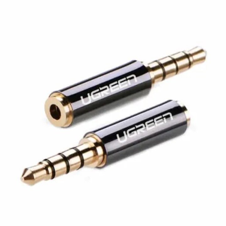 Ugreen audio adapter, 3,5 mm-es jack (T) - 2,5 mm (M), arany