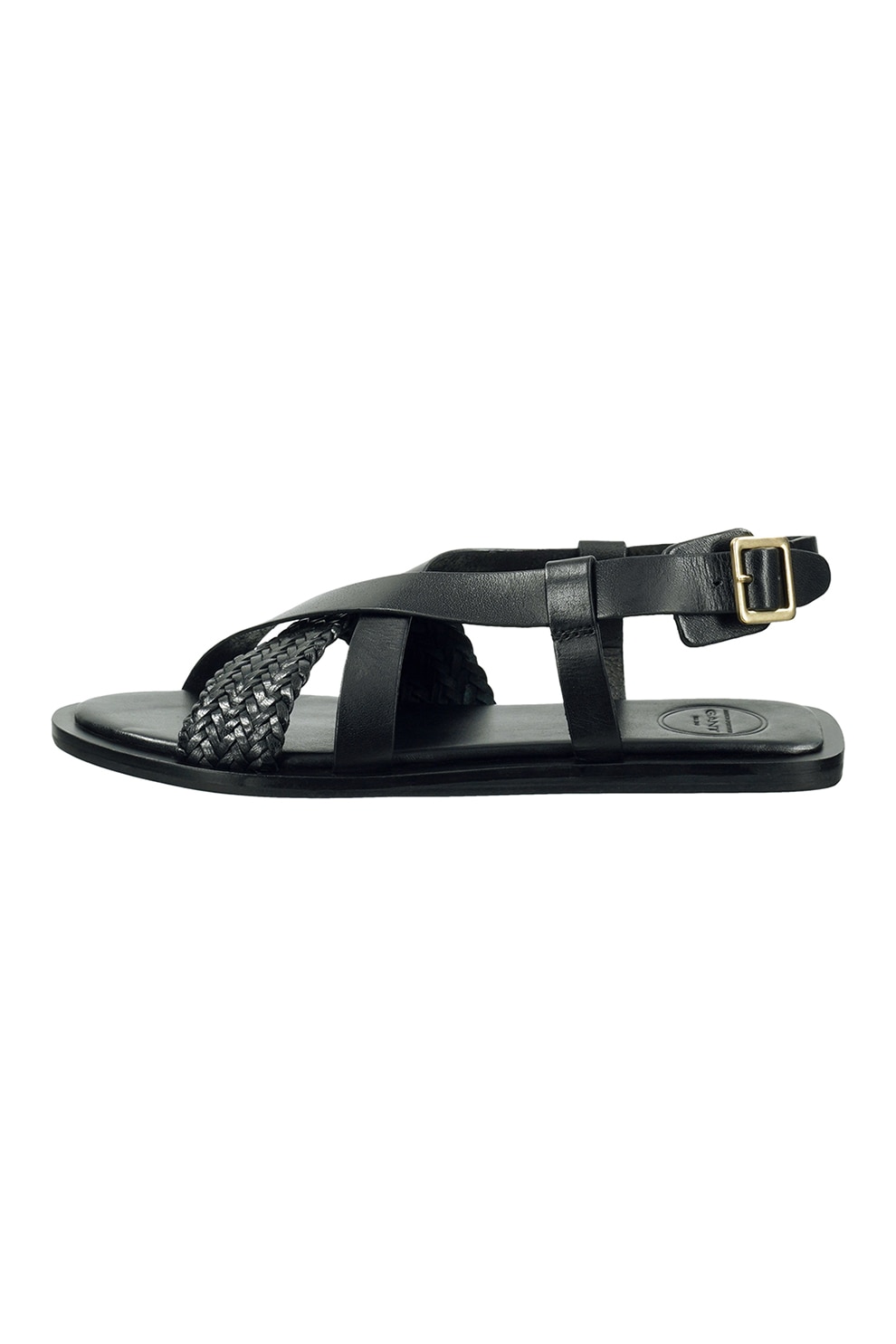 Gant, Sandale de piele Sunlaz, Negru, 37