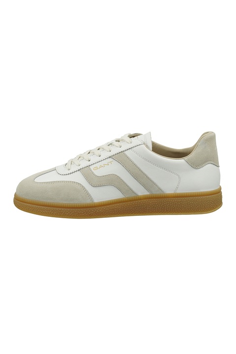 Gant, Cuzmo bőrsneaker, Törtfehér/Drapp, 44