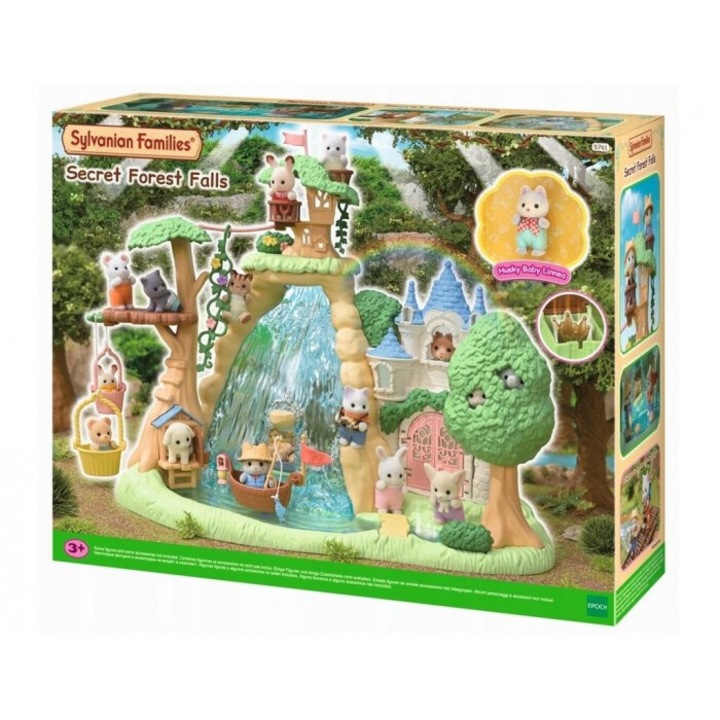 Комплект фигурки Wyspa z wodospadem Secret Forest, Epoch, 446x356mm, многоцветни, 3+