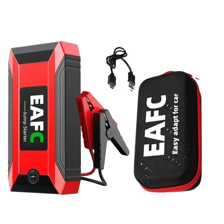 Redresor auto portabil, 1200A, port USB, cu cutie