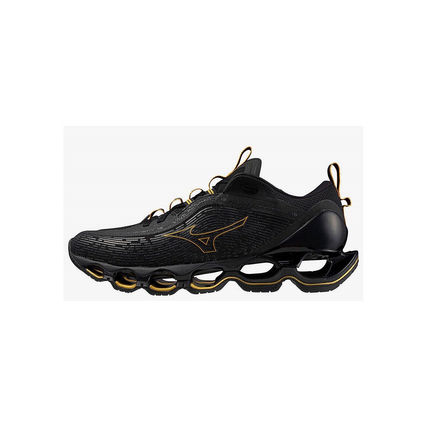 Pantofi sport Mizuno Wave Prophecy 13, negru, sintetic, banda