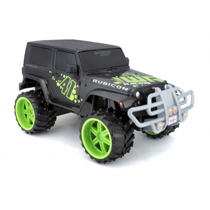 Кола Maisto Jeep Wrangler Rubicon RC 1:16, 2,4GHz, 195x403mm, големи гуми