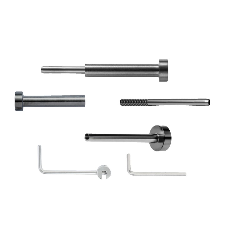 Kit fixare pentru balustrade, inox, negru