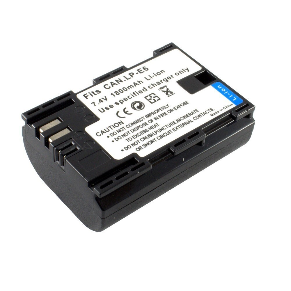 Canon LP-E6 akkumulátor 1800mAh utángyártott