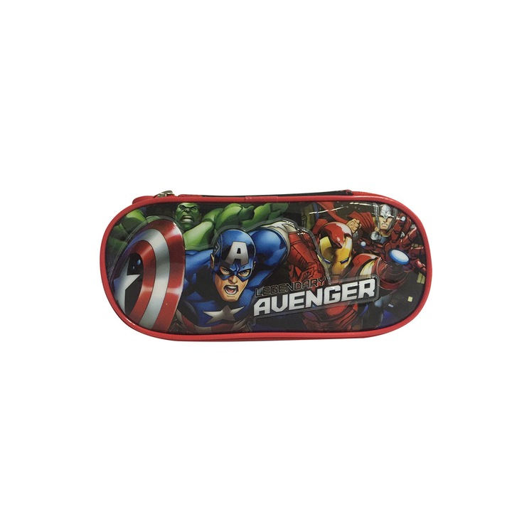 Несесер Avengers, Квадратен, Вътрешни прегради, Многоцветен