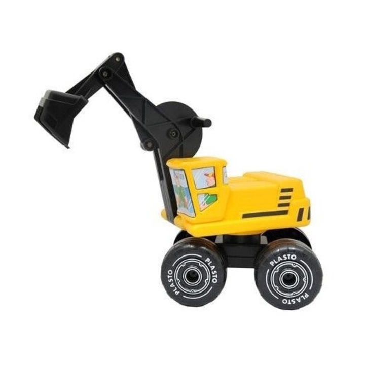 Plasto kotrógép, 76x33cm, maximális teherbírás 100kg, ülésmagasság 27cm, 2 éves kortól