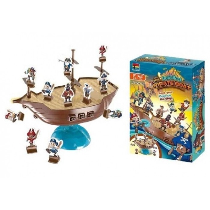 Icom kalózhajó, 16 db kalózból álló készlet, mérete 18,5x18x10 cm, 3 év feletti gyerekeknek