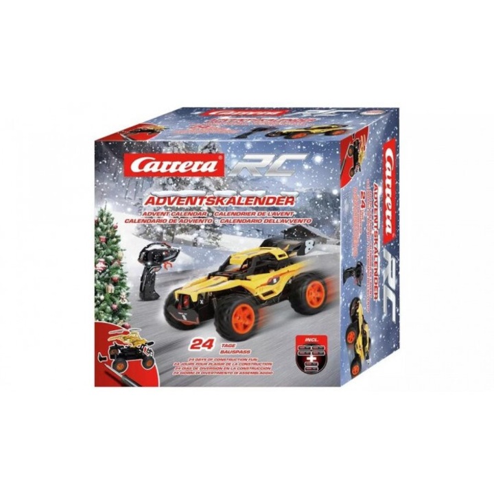 Carrera RC Cars Offroad Adventi naptár építőkészlet, 2,4 GHz, 322x323 mm, 12+