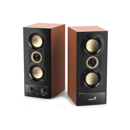 Boxe PC Genius SP-HF800BT, 20W, Bluetooth, lemn - eMAG.ro