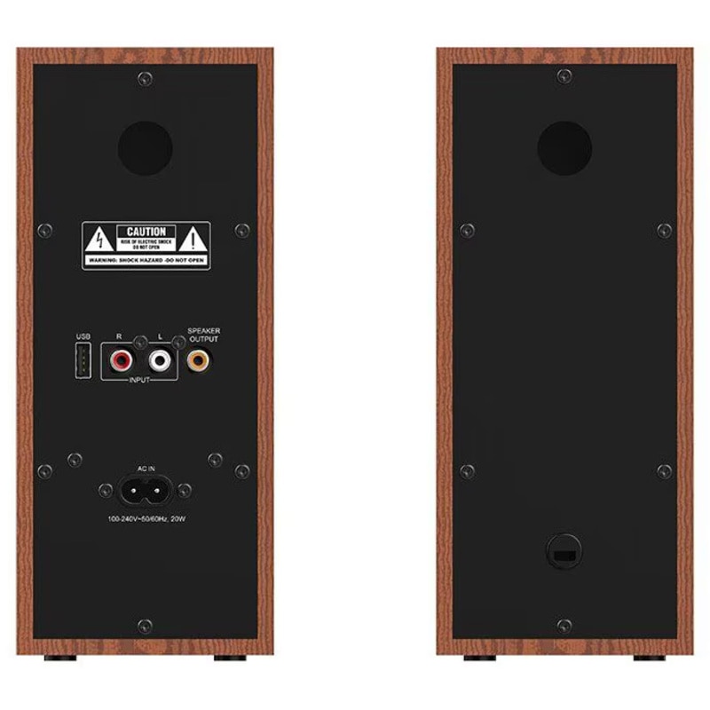 Boxe PC Genius SP-HF800BT, 20W, Bluetooth, lemn - eMAG.ro
