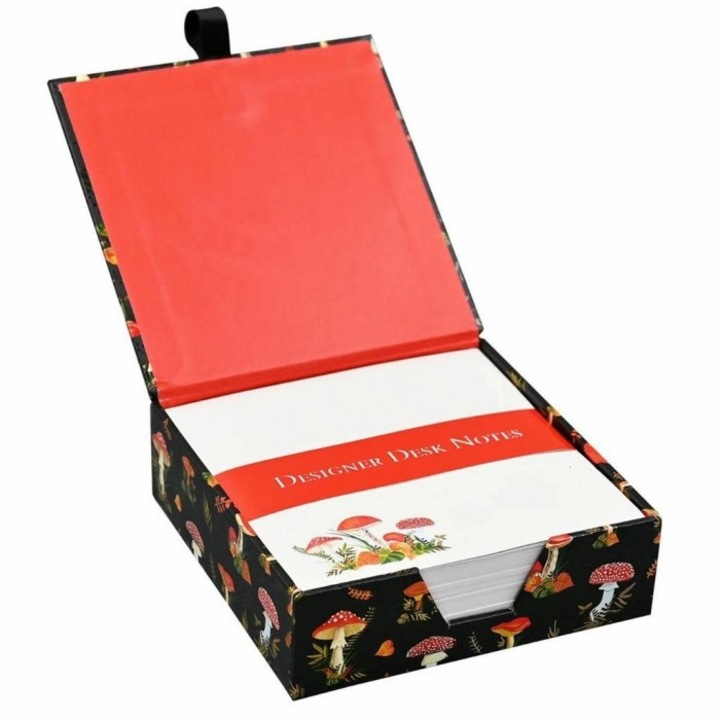 Set 250 de carduri din hartie, cu imprimare delicata, Peter Pauper Press, 10x10cm, cutie cu magnet