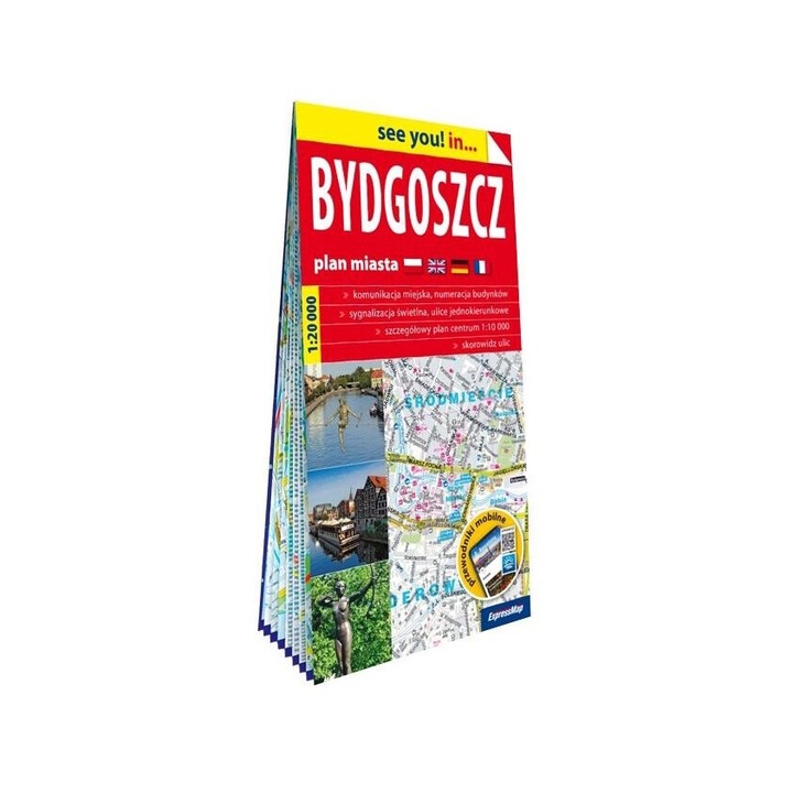 Ghid turistic See you in.. Bydgoszcz, autor colectiv, 2024, 1:20 000, 130x232 mm