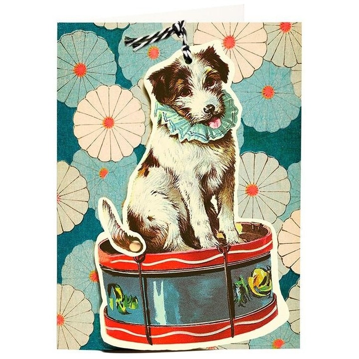 Karnet B6 cu coperta - Pies si beben, Madame Treacle, 175x130mm, folie