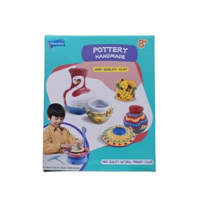 Set ceramic Icom, 6 pachete lut 200g, 59,8x30x14,8cm, pentru copii 8+