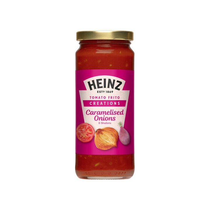 Sos de rosii, Heinz Tomato Frito, Creations, cu ceapa caramelizata si salote, 340 g