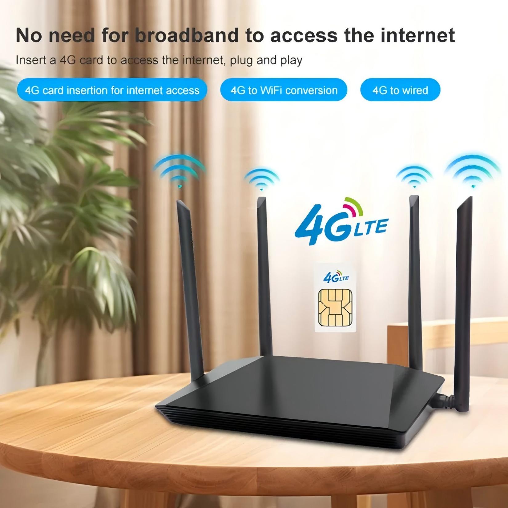 Router wireless, 300Mbps, 2 antene 3dBi, cablu RJ45, adaptor de ...