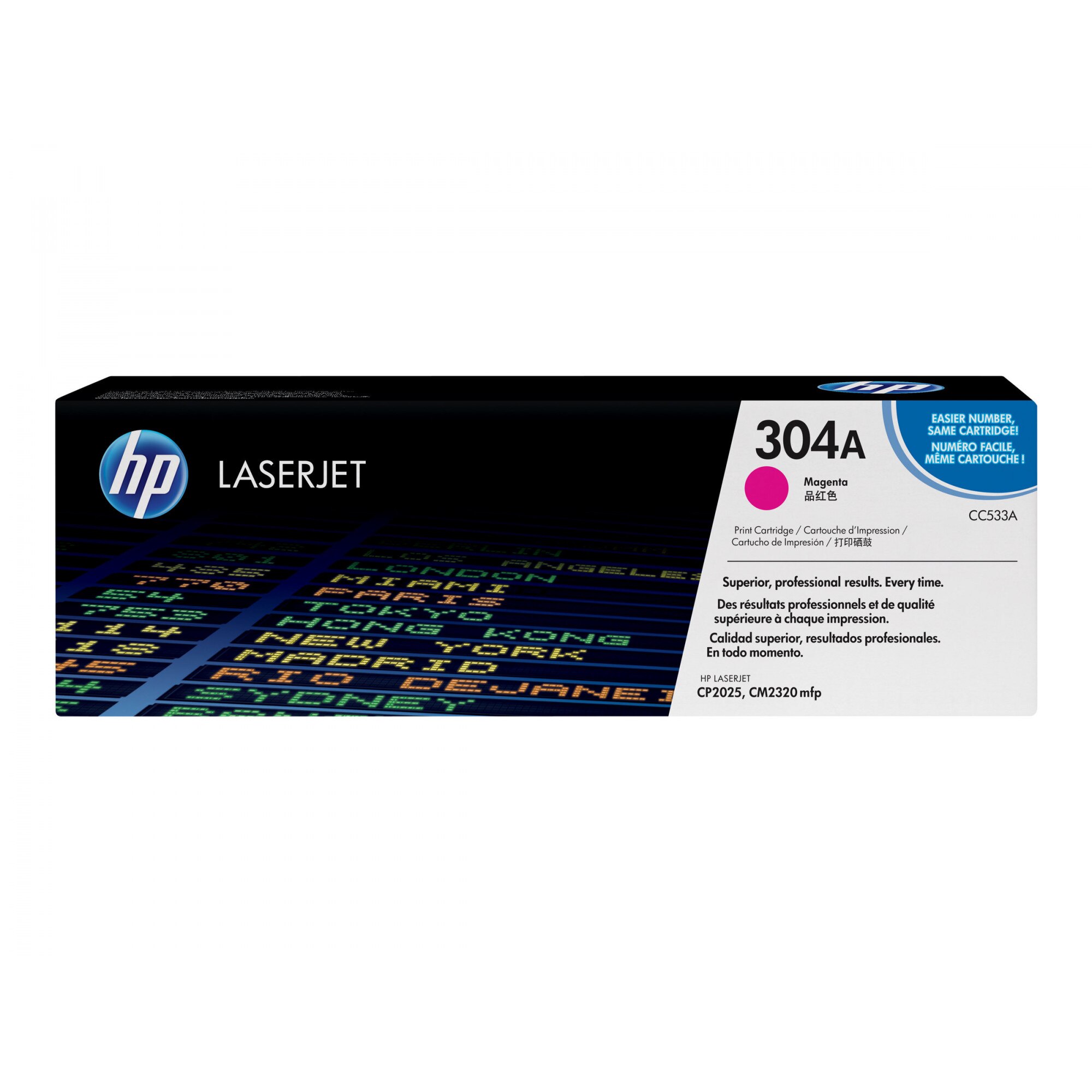 Cartus Toner Magenta NR.304A CC533A 2,8K Original HP LASERJET CP2025
