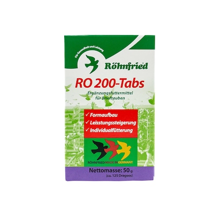 Supliment porumbei, RO 200 TABS, Rohnfried