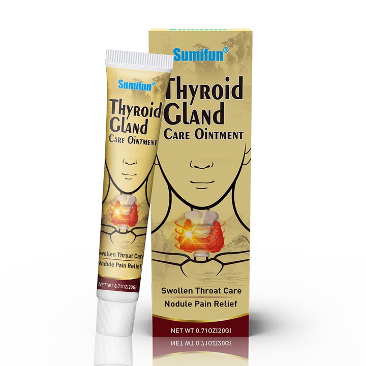 Crema reparatoare tiroidiana, amelioreaza ganglionii limfatici umflati si durerosi, crema pentru drenaj limfatic, 40g
