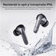 Casti wireless bluetooth cu anularea zgomotului imbunatatita, Audio, Fara fir, Afisaj Digital, Bluetooth 5.3, Autonomie 42 ore, Microfon HD, Control tactil/touch, Latenta de 45 ms, Rezistente la apa, Sport, Compatibilitate Universala, Negru
