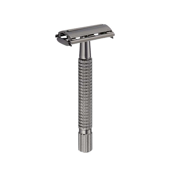 Класическа самобръсначка PriStyle, съвместима със сменяеми класически бръснещи ножчета, неръждаема стомана