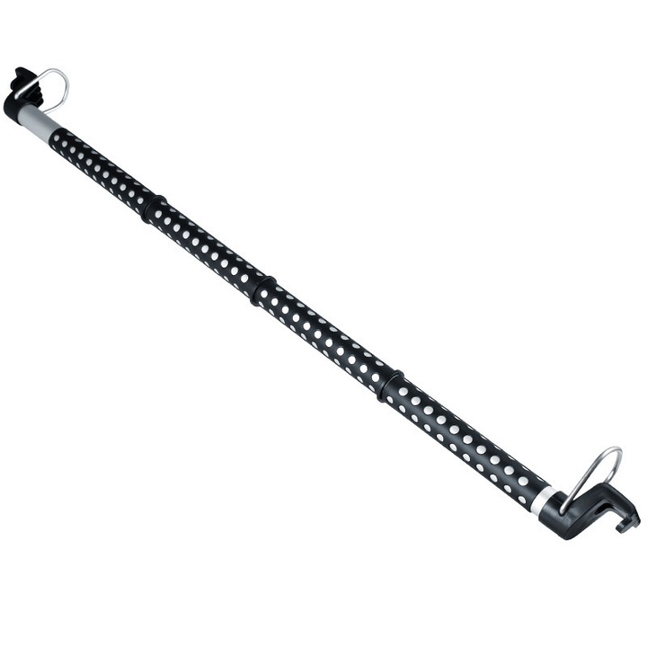 Behúzható autós ruhaszárító rúd, Demine, fekete