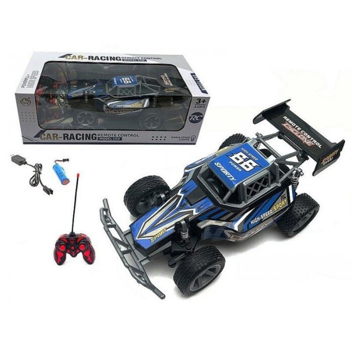 Masinuta R/C 1:16 Adar, 5 functii, 27x11x7cm, pentru copii 3+