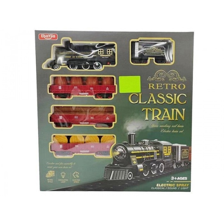 Adar játékvonat, fényekkel és hangokkal, 40x37x8cm, 6 év feletti gyermekeknek