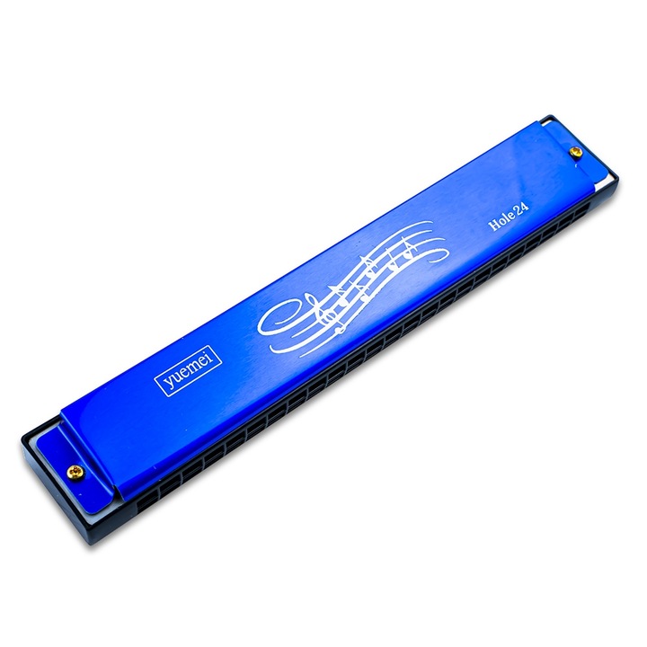 Muzicuta din Metal, 24 l, Albastra