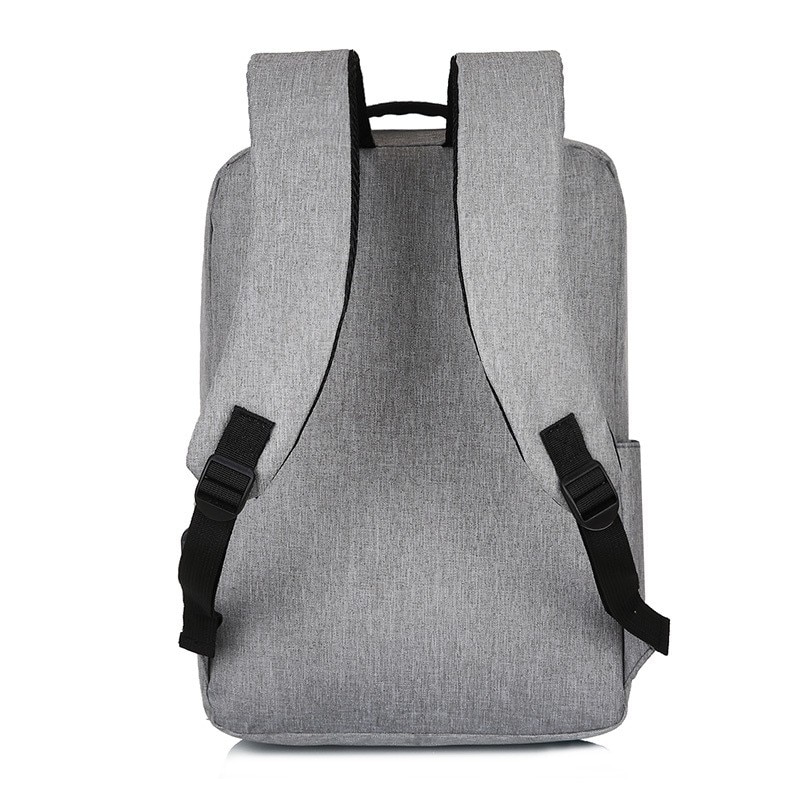 Rucsac laptop, 15 inch, gri inchis, impermeabil, cu port USB, 41x28x12cm