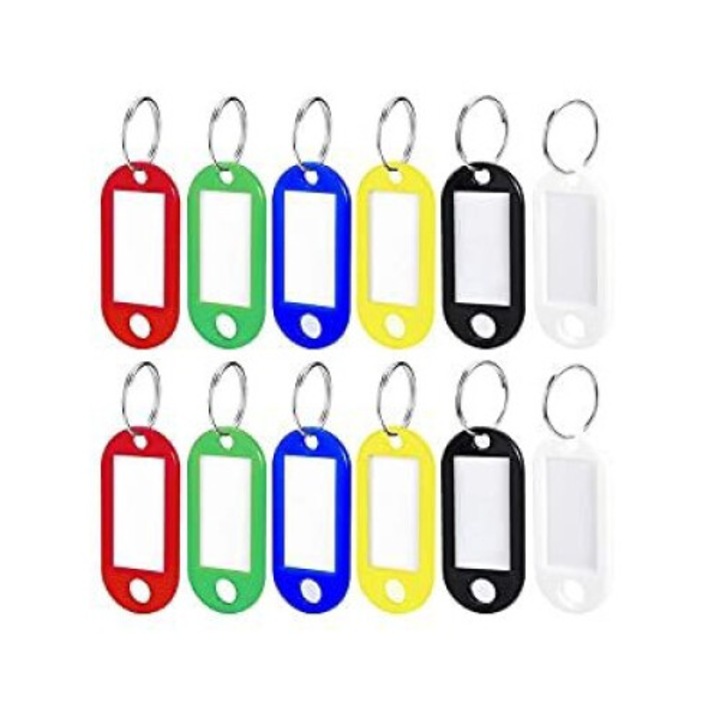 60 db-os kulcstartó készlet, CENYEDA, színes címkék