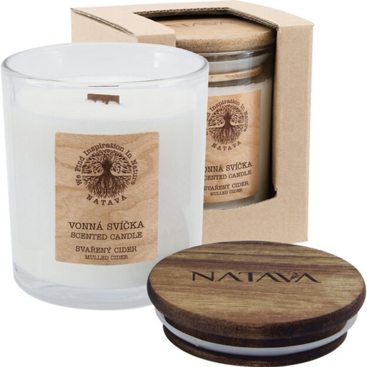 Natava соева свещ греяно сайдер, 220гр