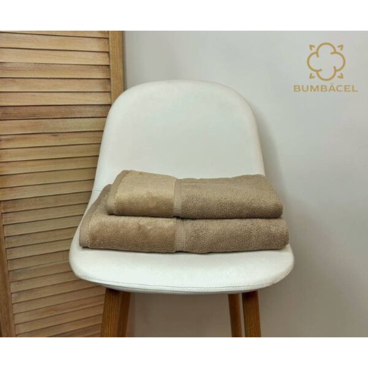 Prosop PURER LUXUS 70x135 cm, 1 prosop, Latte Inchis