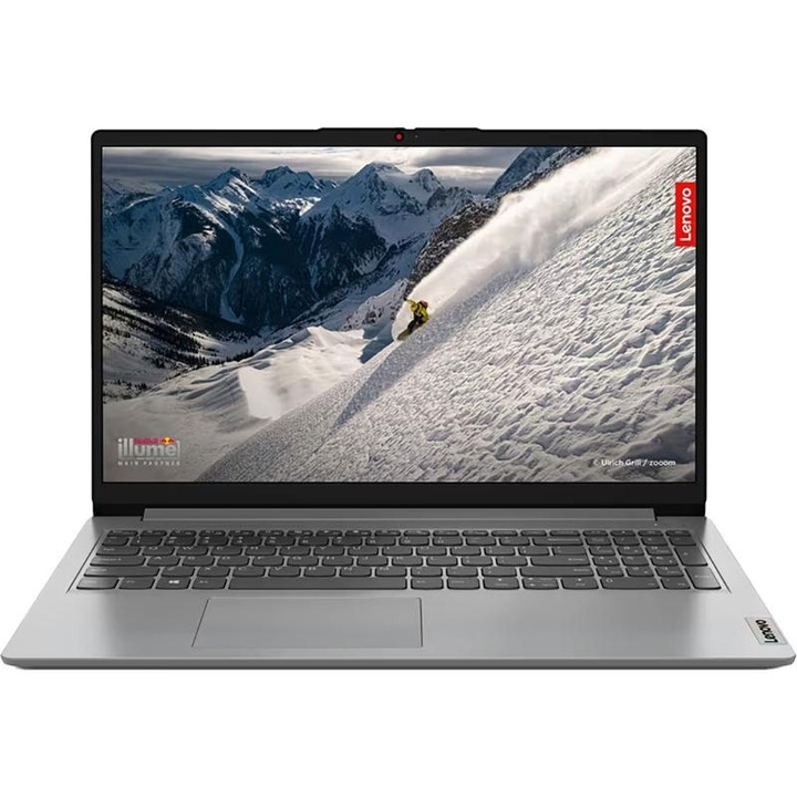 Laptop Lenovo IdeaPad 1 15ALC7 cu procesor AMD Ryzen 5 5500U, 15.6", Full HD, 16GB DDR4, 1TB SSD, Windows 11 Pro, Cloud Grey