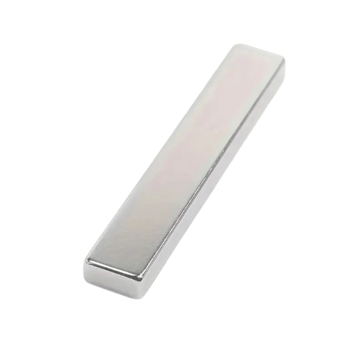 Magneti neodim bloc, N52, 60mm X 10mm X 5 mm, 5 buc, argintiu