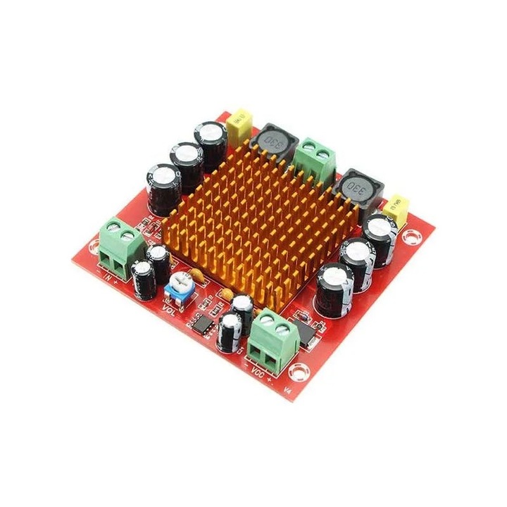 Mono erősítő készlet, D osztály, teljesítmény 1 x 150W