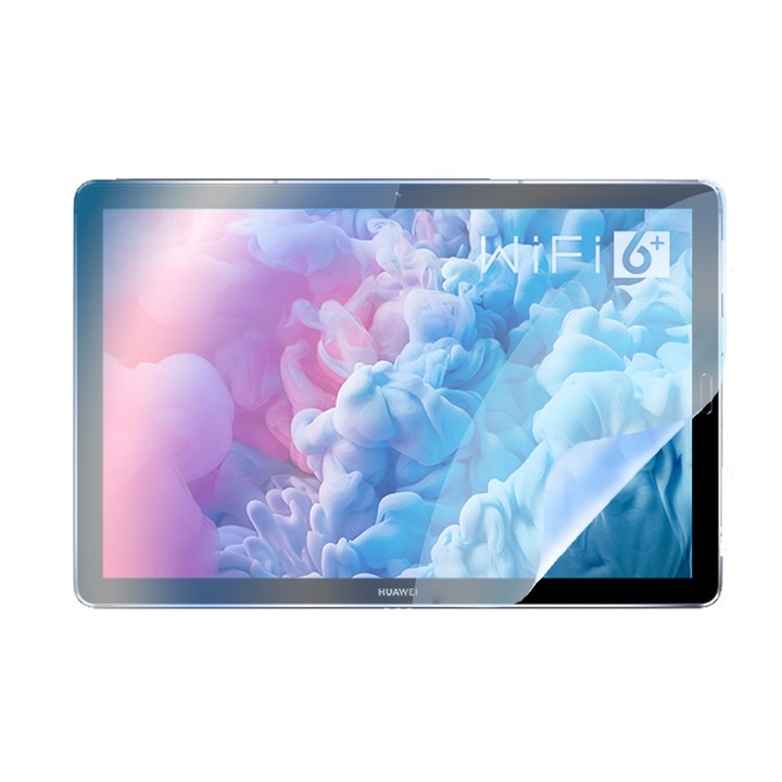 Folie de silicon Blue Guard OptiShield pentru Huawei MatePad 10.8 (2020), Anti-reflexii, Anti-soc, Rezistenta la zgarieturi, Filtru anti lumina albastra pentru protectia ochilor, Aplicare usoara, Transparent