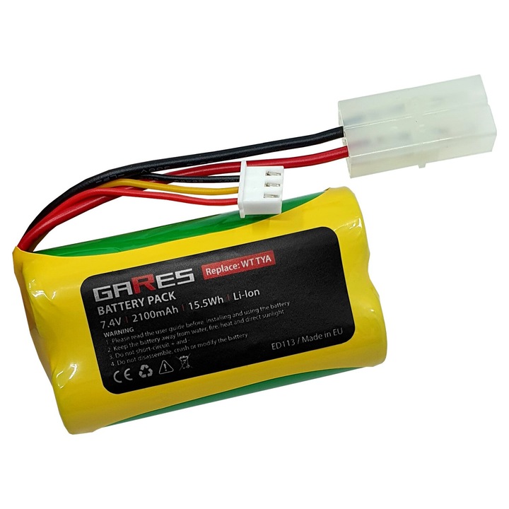 Baterie Gares, 7.4V 2.1Ah, compatibil cu WLTOYS TAMIYA